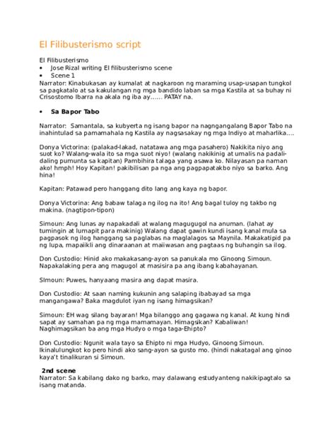 hermana bali el filibusterismo monologue|EL Filibusterismo .